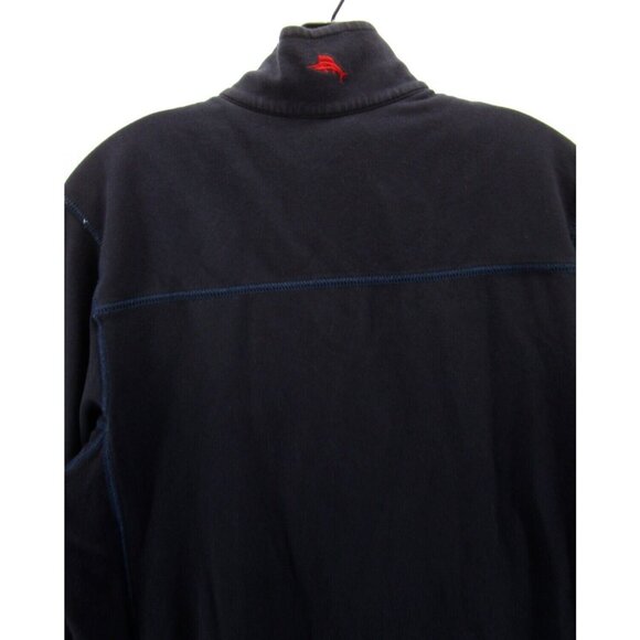 New England Patriots Sweatshirt Medium Tommy Bahama NFL 1/4 Zip Knit - Picture 8 of 13